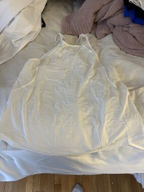 lululemon athletica White Racerback Tank Top